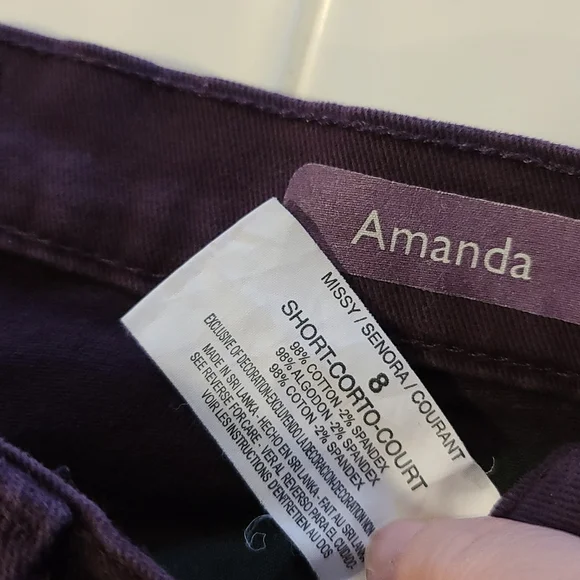 GV Eggplant Dyed Amanda Jeans - Picture 6 of 6
